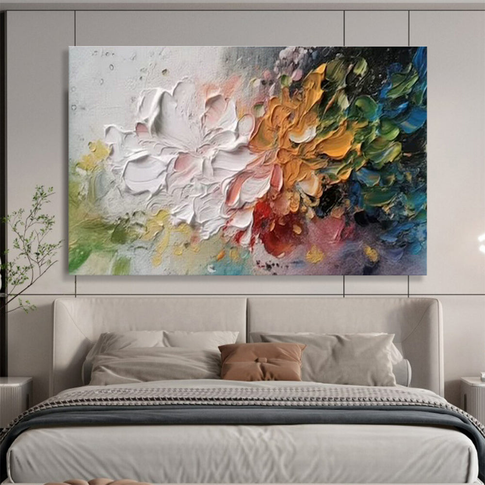 Impasto Flower Bouquet Art for Romantic Wedding Venues DLZ3084