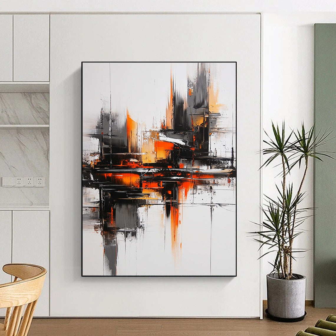 Vibrant Urban Abstract Art for City - Lover’s Home Office & Contemporary Art Gallery STSC1353