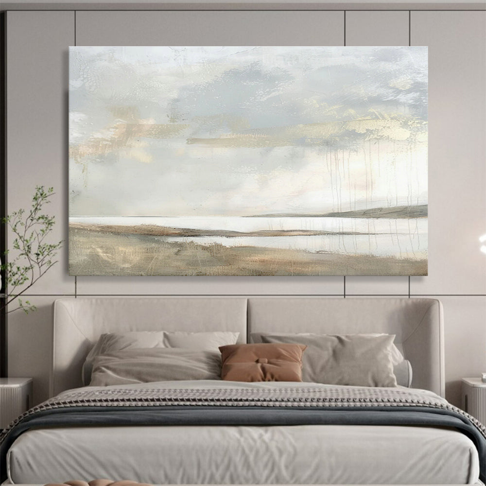 Light - Color Landscape Abstract Art for Minimalist Living Room Walls DLZ2633