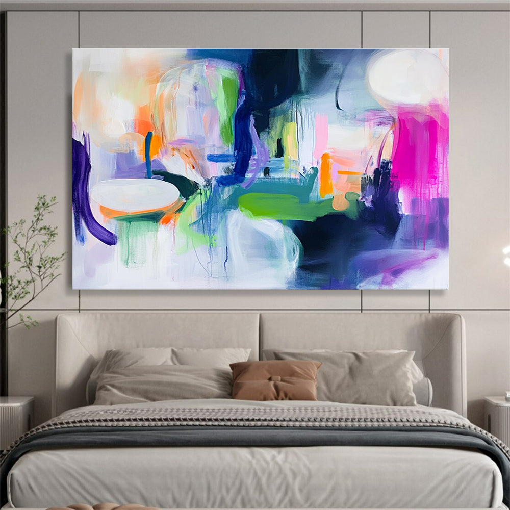 Vivid Color Fusion Art for Art Gallery & Trendy Boutique SC373