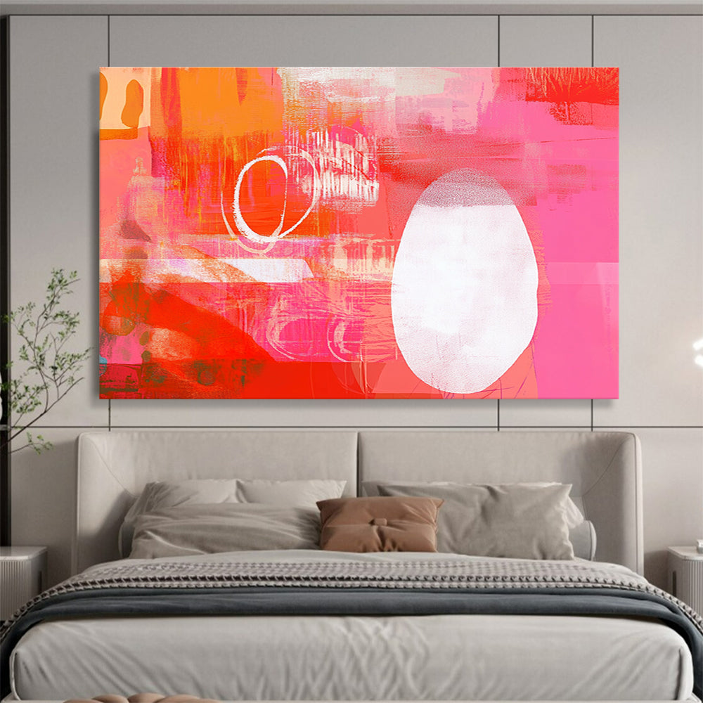 Dynamic Red Art: Ignite Creative Studio & Modern Office SC542