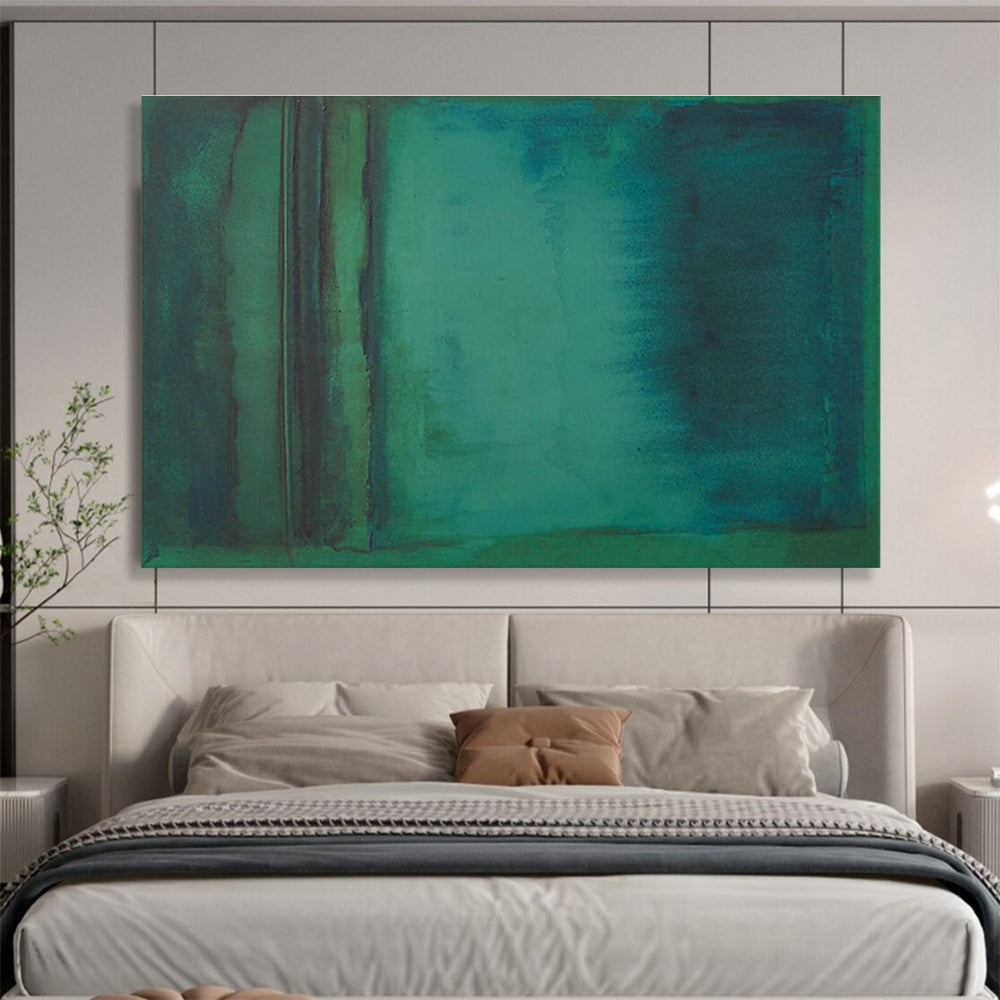 Blue - Green Gradient Abstract for Spa Relaxation Room DLZ2999