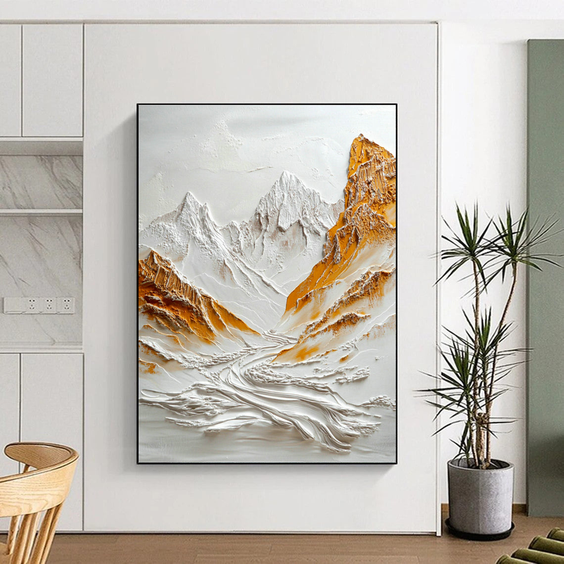 3D Mountain Relief Art for Adventure - Themed Home & Outdoor Club DLZ0737