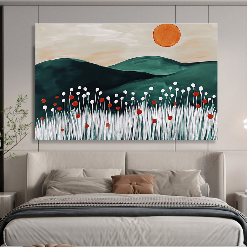 Minimalist Landscape Art for Scandinavian - Style Home & Modern Office SC465