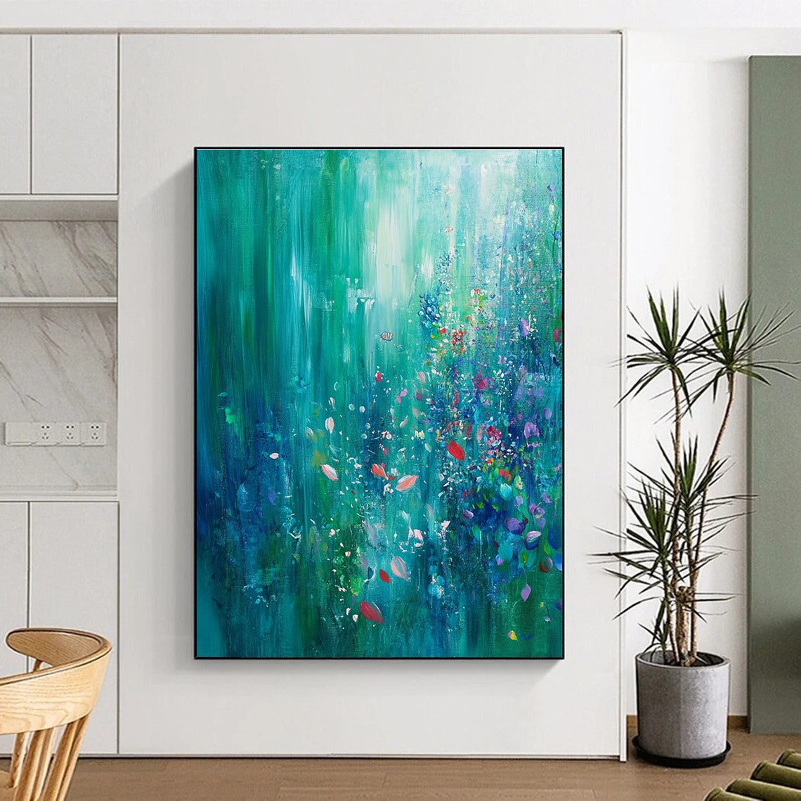 Vibrant Underwater Garden for Aquarium - Inspired Home & Tropical - Themed Bar STSC273