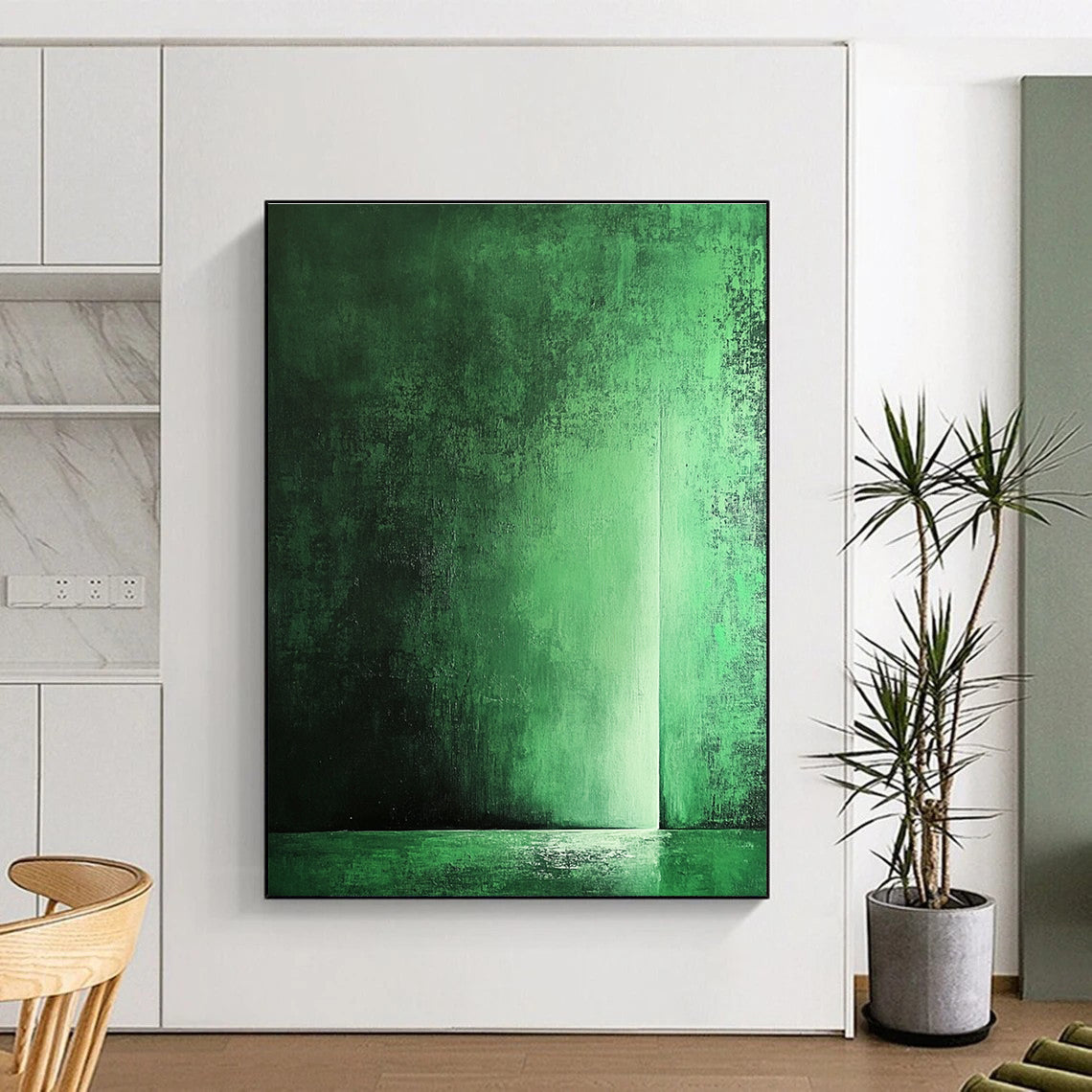 Dark Green Gradient Texture for Luxury Hotel Lobby & Nature - Inspired Spa STSC1291