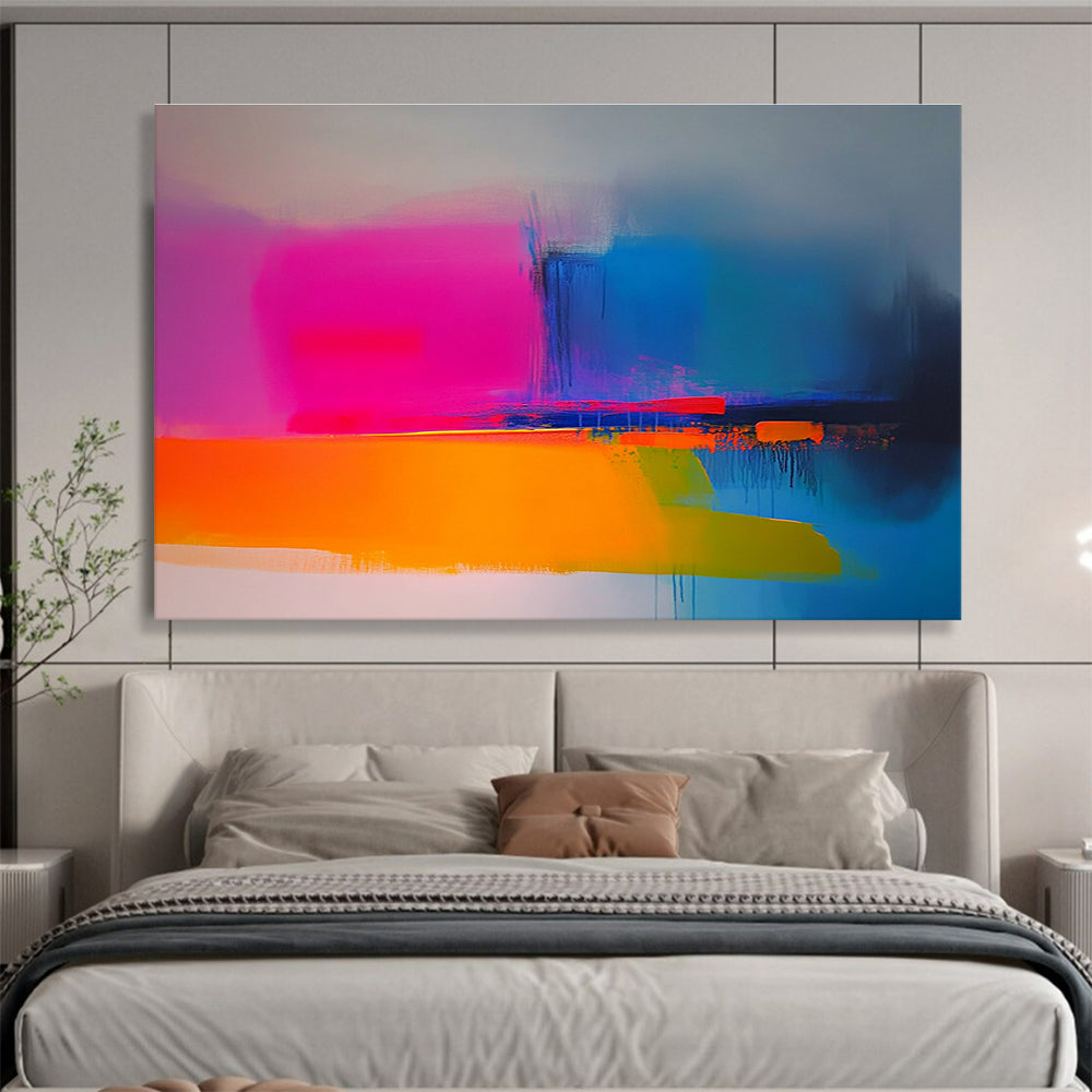 Vivid Color Block Art for Fashion - Forward Store & Art - Themed Restaurant SC149