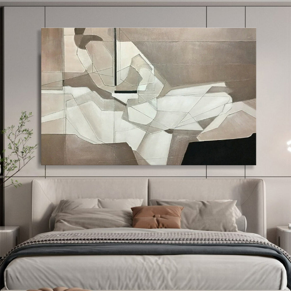 Geometric Line Abstract Art for Modern Office Sophistication DLZ2734