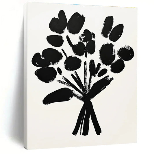Decoding the Elegance: An In-Depth Analysis of Black Abstract Flower Bouquet