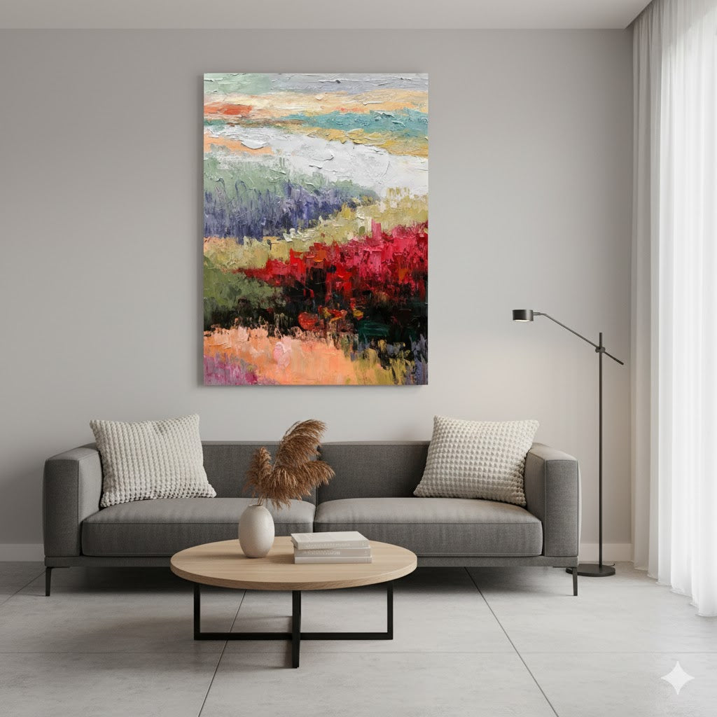 Vibrant Horizons: A Deep Dive into the Abstract Mastery of DLZ1280
