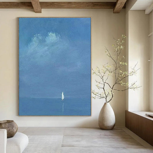 The Infinite Depths of Blue - Exploring the Emotional Power of Blue Abstract Painting