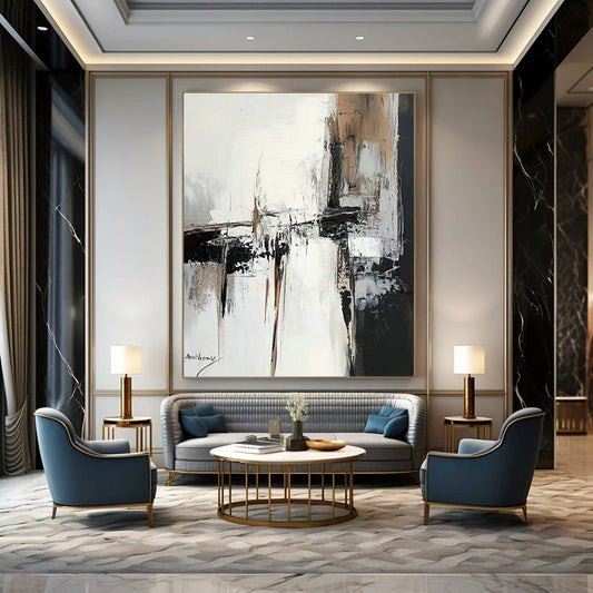 The Allure and Impact of Custom Large Paintings in Contemporary Spaces