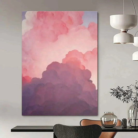 The Enchanting World of Pink Abstract Painting