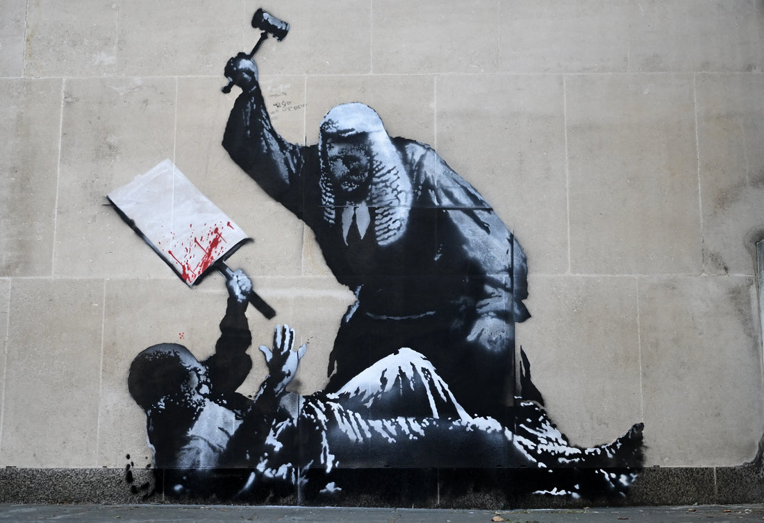 Banksy’s Controversial Royal Courts of Justice Mural - Art, Protest, and the Fight Over Free Expression