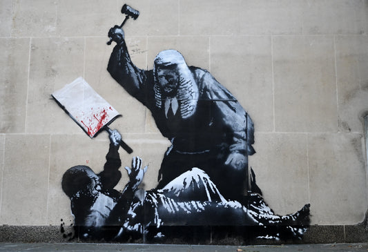 Banksy’s Controversial Royal Courts of Justice Mural - Art, Protest, and the Fight Over Free Expression