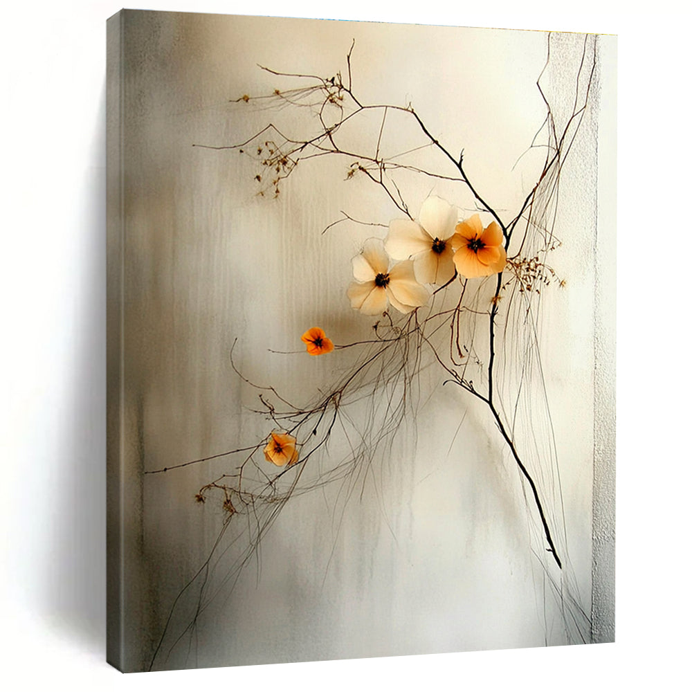 Delicate Dried Flower Arrangement for Minimalist Spa & Rustic Home Decor STSC856