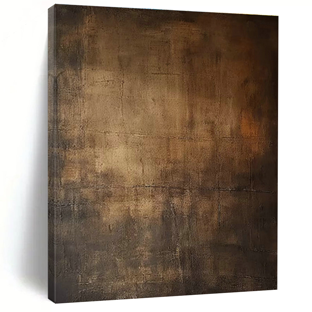 Brown - Toned Abstract Art for Rustic - Themed Whiskey Bars DLZ0179