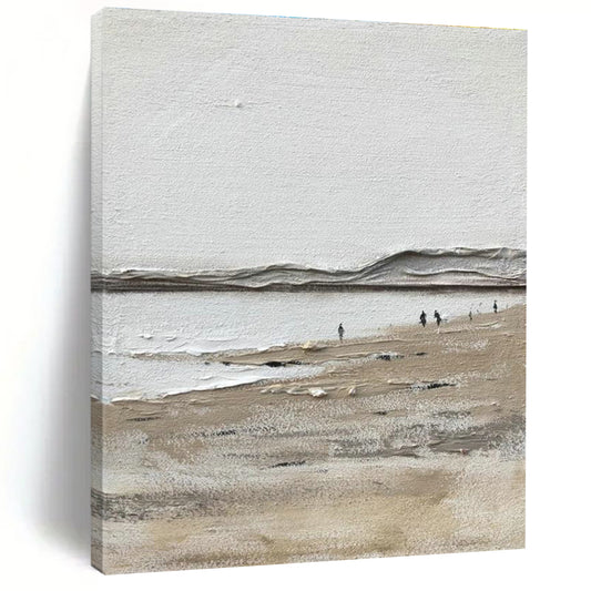 Beach Scene Abstract Art for Coastal Home & Beachfront Restaurant DLZ2374
