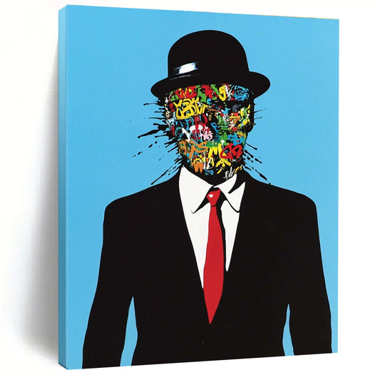 Graffiti - Faced Man Art for Urban Home Loft & Street Art Gallery STSC1056