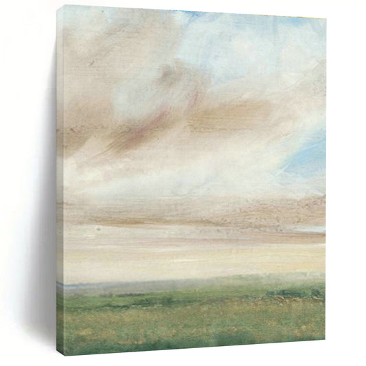 Pastoral Watercolor II for Vintage Schoolhouse Turned Café & Eco - Friendly Living Room DLZ0928