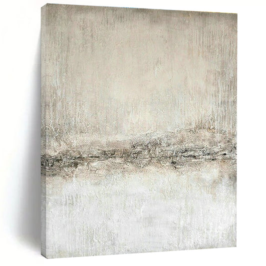 Gray - White Textured Art for Industrial Art Gallery & Monochrome Living Room DLZ1863