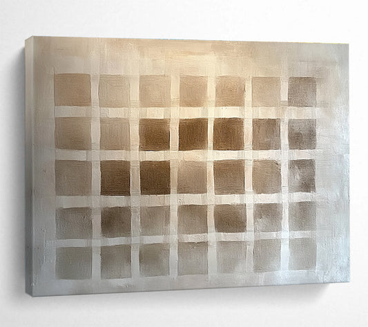 Abstract Geometric Landscape: Perfect for Modern Farmhouse & Art Café Decor SC530