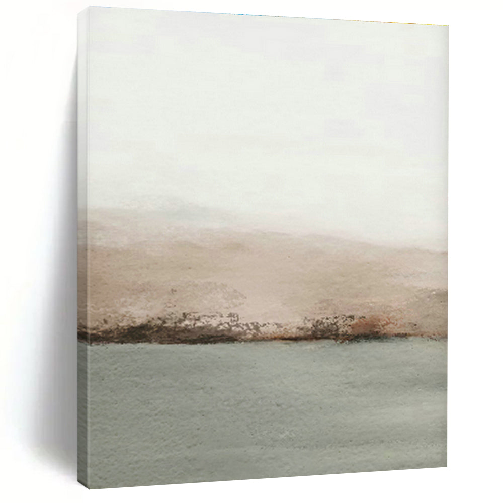 Minimalist Waterfront Art for Coastal - Inspired Café & Nature Lover’s Bedroom DLZ0725
