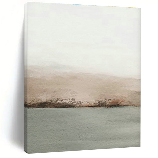 Minimalist Waterfront Art for Coastal - Inspired Café & Nature Lover’s Bedroom DLZ0725