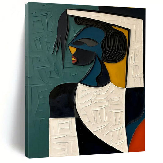 Abstract Figure Art for Bohemian Gallery & Design - Focused Space DLZ2167