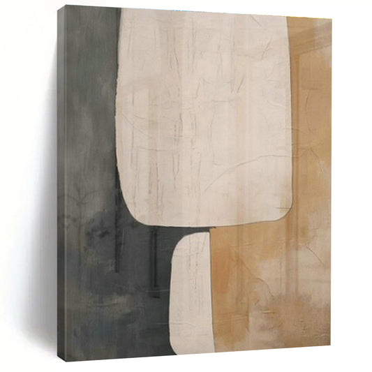 Repeated Geometric Patchwork Abstract Art for Minimalist Office & Contemporary Art Show DLZ1946