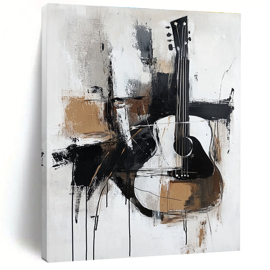 Abstract Guitar Art for Music Studio & Art - Centric Café STSC818