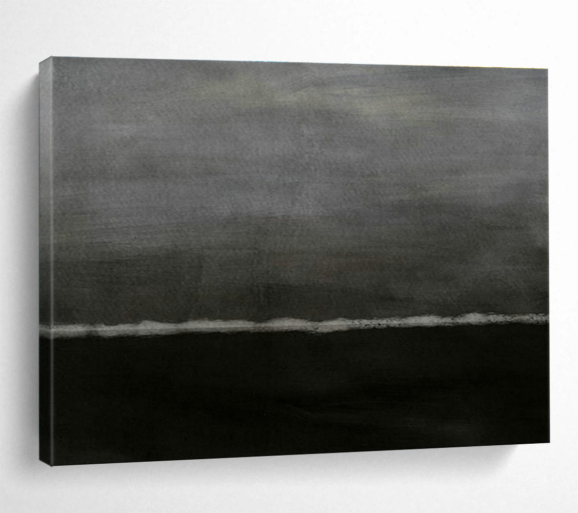 Gray - Tone Minimalist Abstract Art for Modern Spa DLZ2982