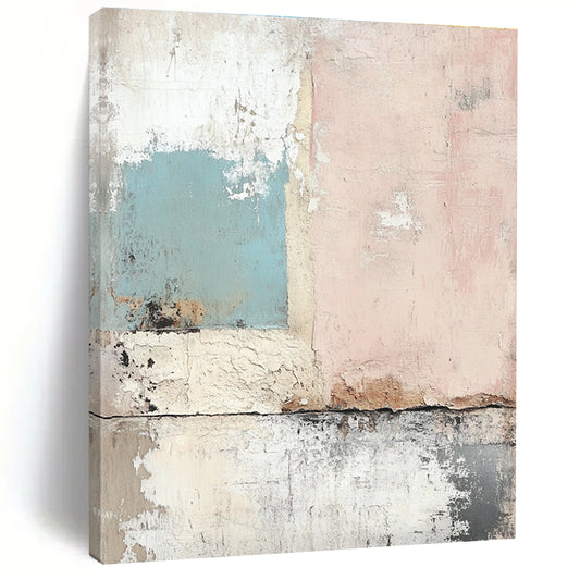 Pastel Textured Wall Abstract for Bohemian Living Room & Feminine - Inspired Boutique STSC657