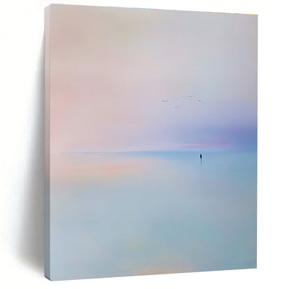 Serene Pastel Seascape for Meditation Room & Light - Filled Bedroom STSC346