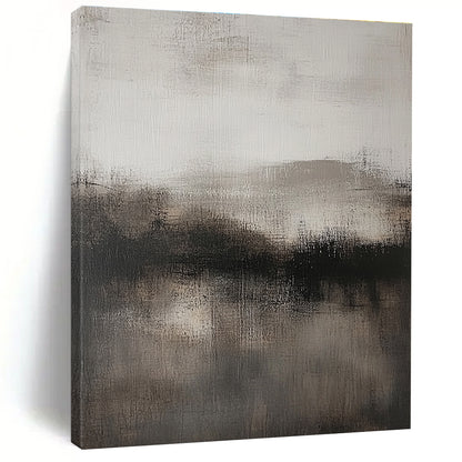 Monochrome Misty Landscape Art for Study & Library STSC080