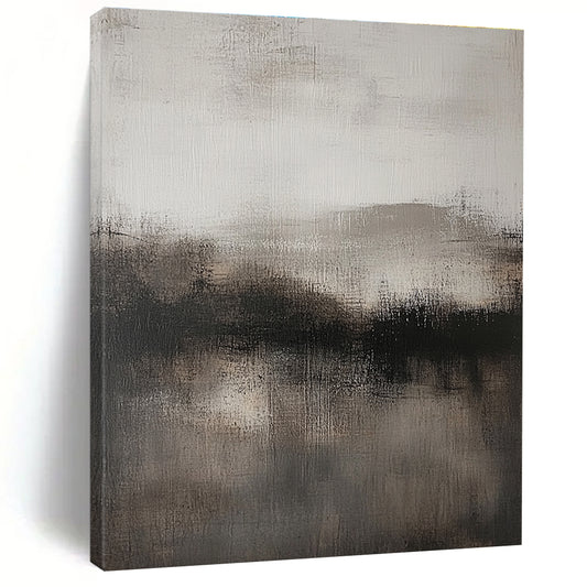 Monochrome Misty Landscape Art for Study & Library STSC080