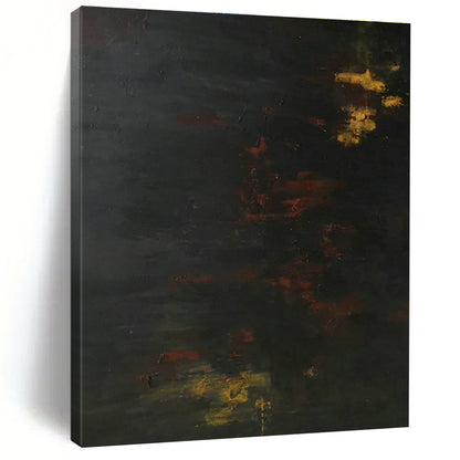 Dark Night Color Abstract Art for Living Room & Bedroom DLZ0544