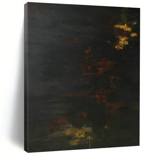 Dark Night Color Abstract Art for Living Room & Bedroom DLZ0544