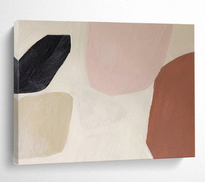Soft - Color Geometric Abstract Art for Wellness Spa Waiting Area DLZ2962