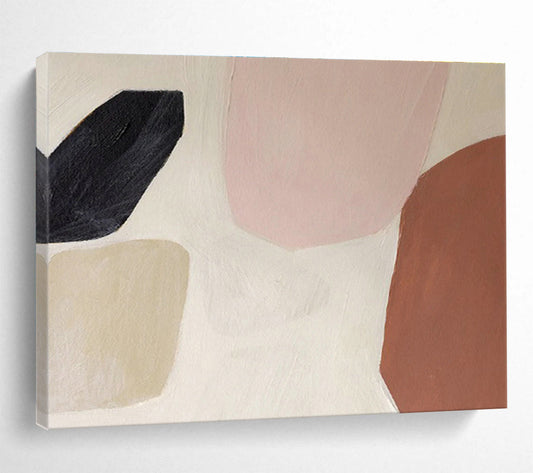 Soft - Color Geometric Abstract Art for Wellness Spa Waiting Area DLZ2962