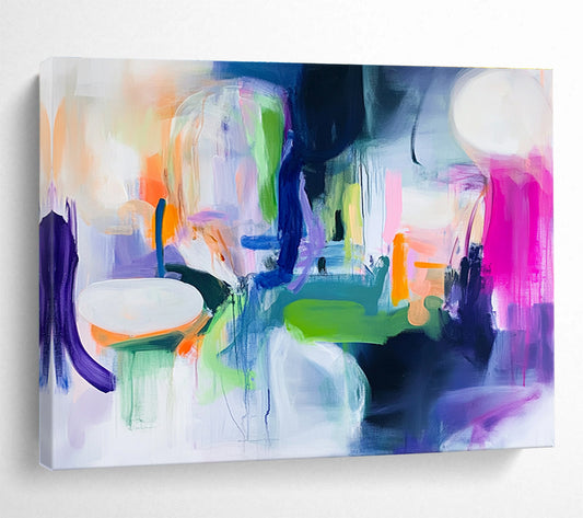 Vivid Color Fusion Art for Art Gallery & Trendy Boutique SC373