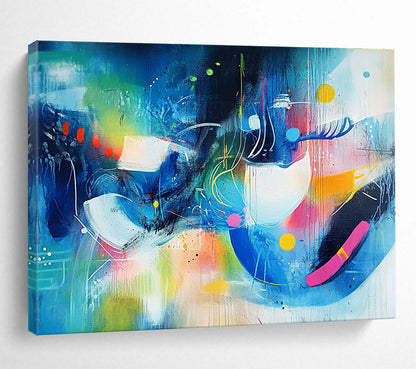 Colorful Dynamic Abstract Art for Art Bar & Creative Event Space SC216