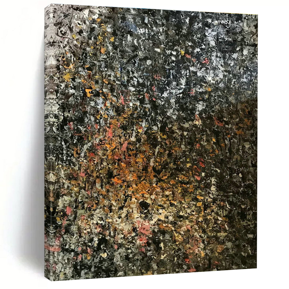 Colorful Textured Abstract Art for Bohemian - Inspired Home & Vibrant Art Café DLZ0758