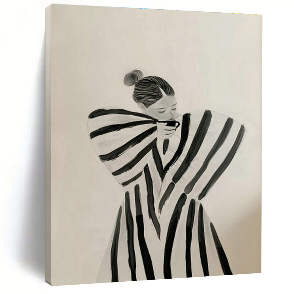 Striped - Cloth Figure Art for Bohemian Studio & Artistic Boutique DLZ0694