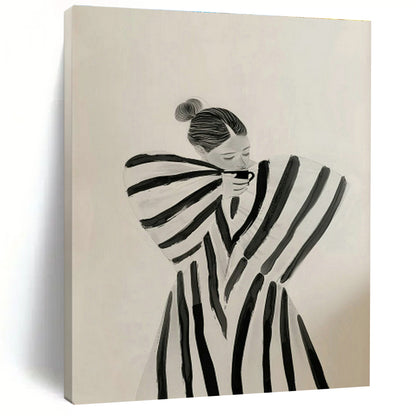 Striped - Cloth Figure Art for Bohemian Studio & Artistic Boutique DLZ0694