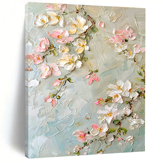 3D Floral Relief Art for Elegant Bedroom & Luxury Spa DLZ0730