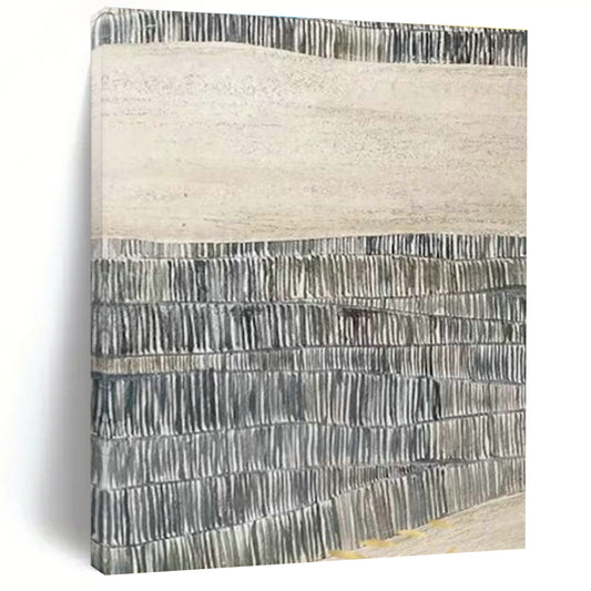 Line - Textured Abstract Art for Minimalist Art Museum & Scandinavian - Style Home Library DLZ1606