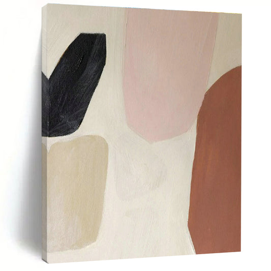 Soft Color Block Art for Boho - Chic Bedroom & Women’s Wellness Studio DLZ1501
