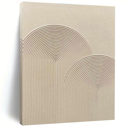 Light Brown Wave - Texture Art for Minimalist Home Study Desks DLZ0233