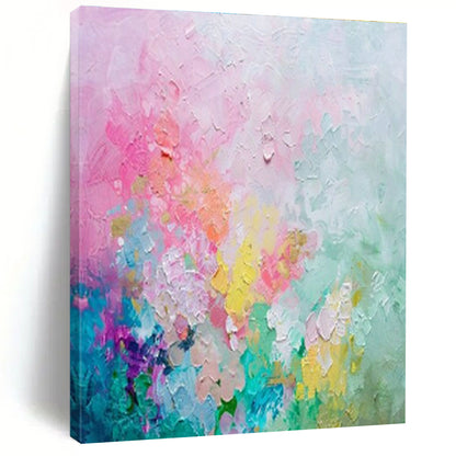 Pink - Colored Abstract Art for Feminine Boutique Hotel & Art - Inspired Tea Room DLZ1923